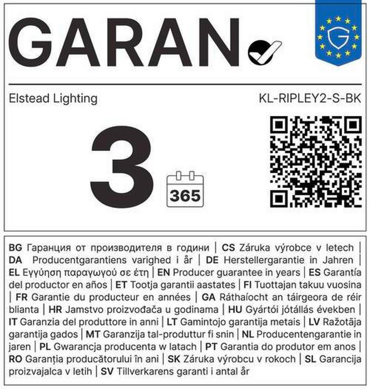 LED-WANDLEUCHTE Kichler 19,1/20,3/23,5 cm  - Schwarz, Design, Metall (19,1/20,3/23,5cm) - Elstead Lighting