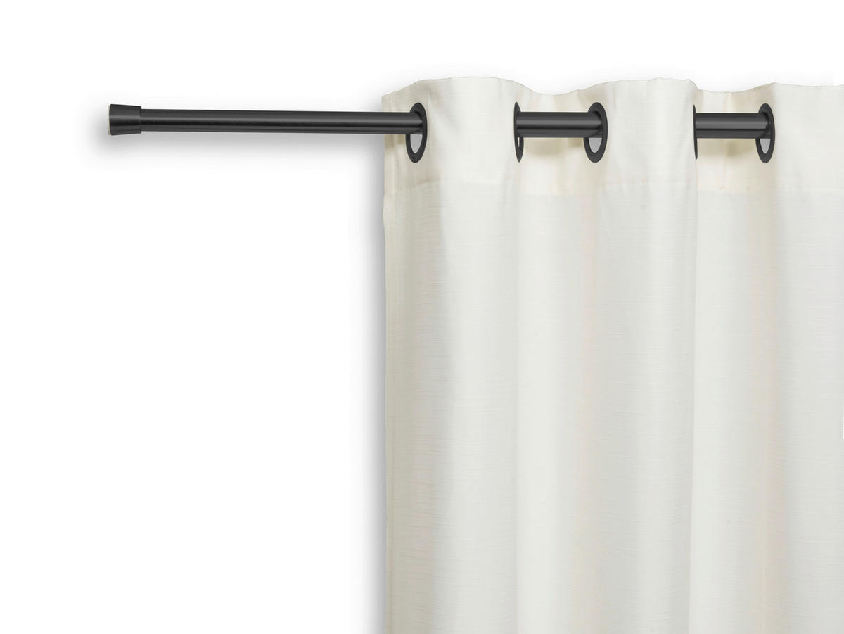 FÜGGÖNYKARNIS - fekete, Design, fém (120-220cm) - Homeware