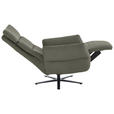 RELAXSESSEL in Leder Grau  - Schwarz/Grau, Design, Leder/Metall (82/119/85cm) - Dieter Knoll
