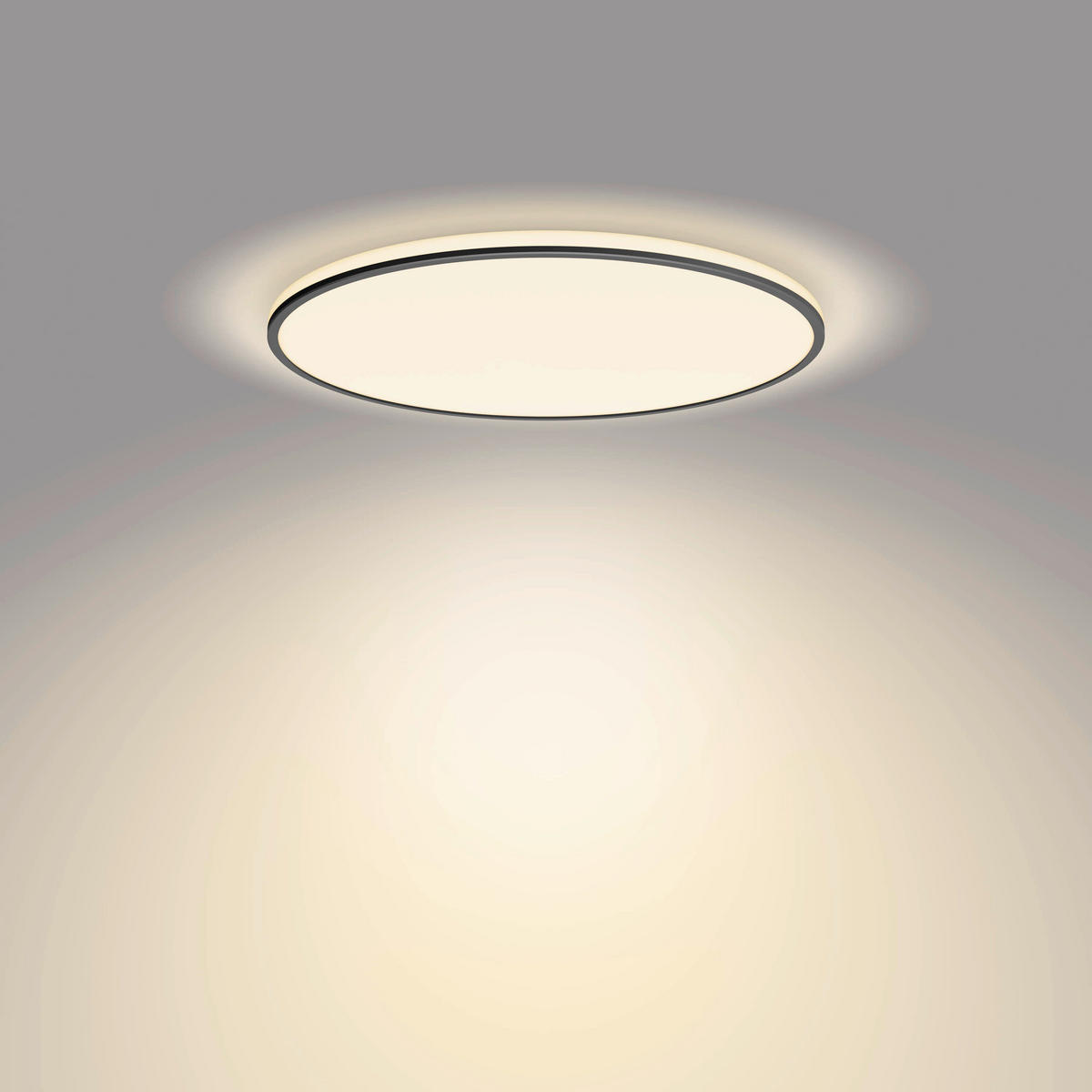 LED-DECKENLEUCHTE Ozziet 5,5/50/5,5 cm   - Schwarz, Basics, Metall (5,5/50/5,5cm) - Philips