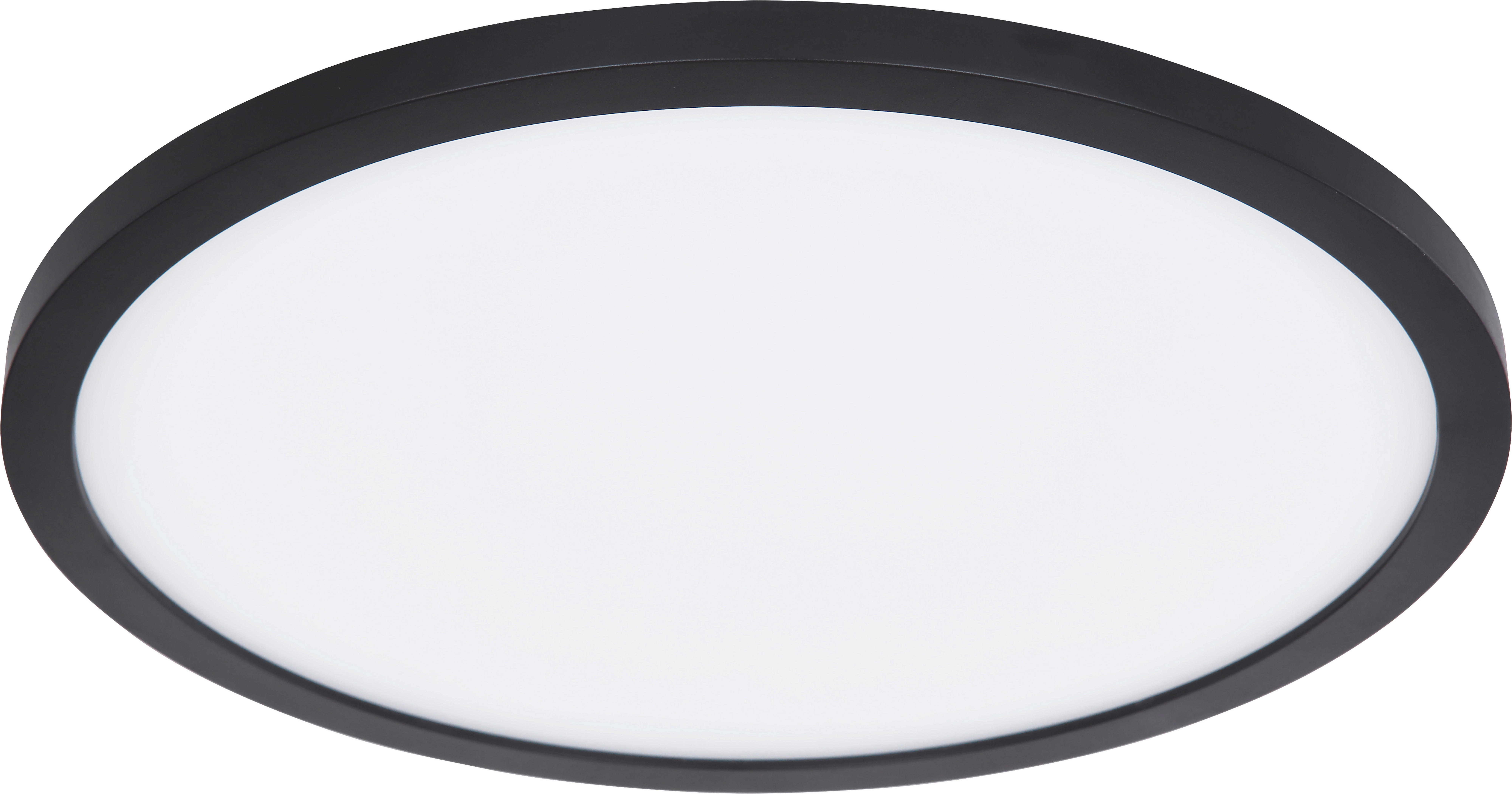 LED-DECKENLEUCHTE 24 W  42/2,5 cm    - Schwarz/Weiß, Basics, Kunststoff (42/2,5cm) - Celina
