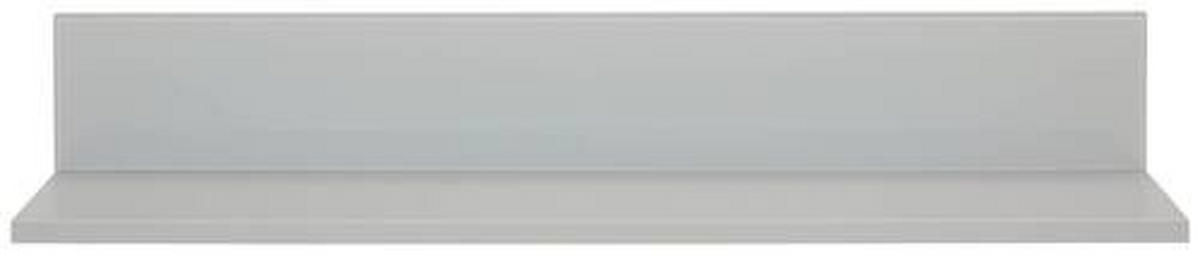 WANDBOARD Grau, Hellgrau  - Hellgrau/Grau, Design, Glas/Holzwerkstoff (109,7/18/21,9cm) - Hom`in
