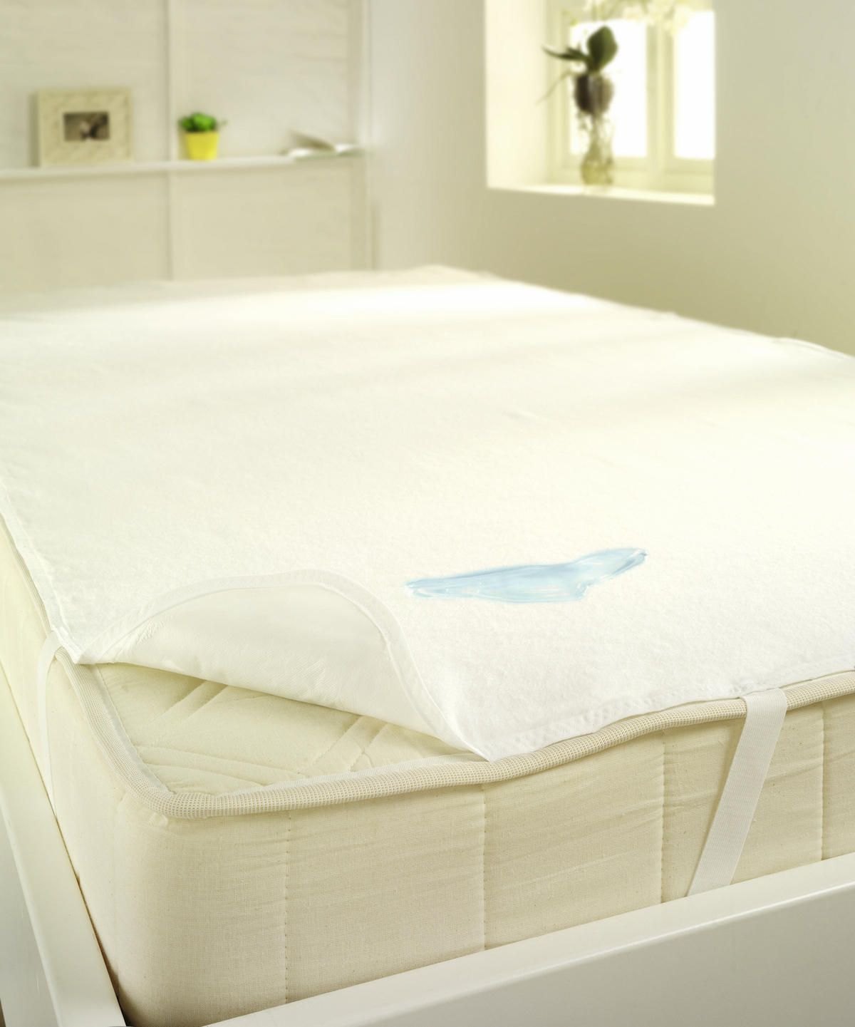 MATRATZENAUFLAGE   120/200 cm  - Weiß, Basics, Textil (120/200cm) - Sleeptex