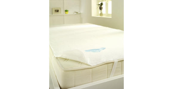 MATRATZENAUFLAGE   90/200 cm  - Weiß, Basics, Textil (90/200cm) - Sleeptex