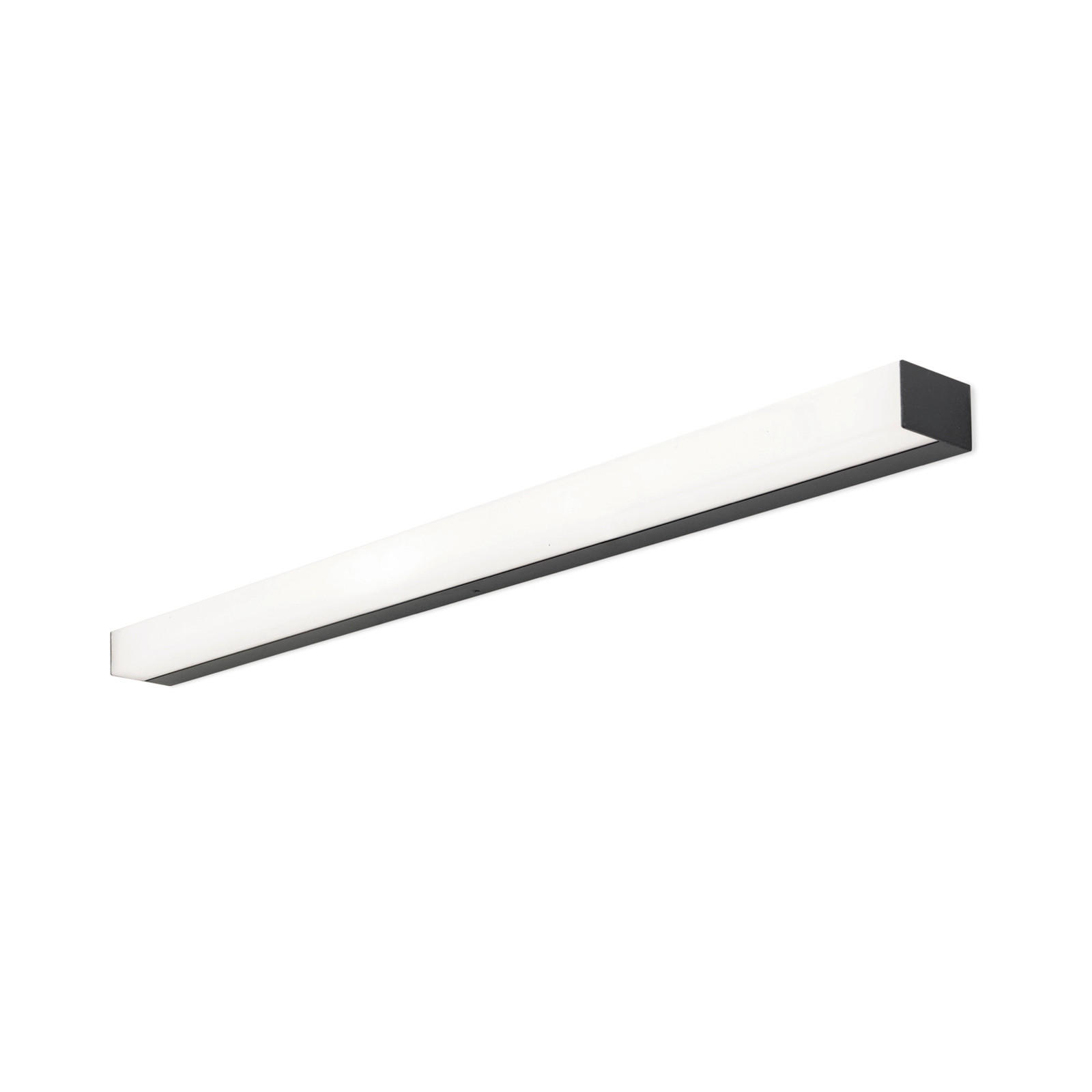 XXXLutz Spiegelleuchte Horizon Schwarz, Weiß 90x4x5.8 cm