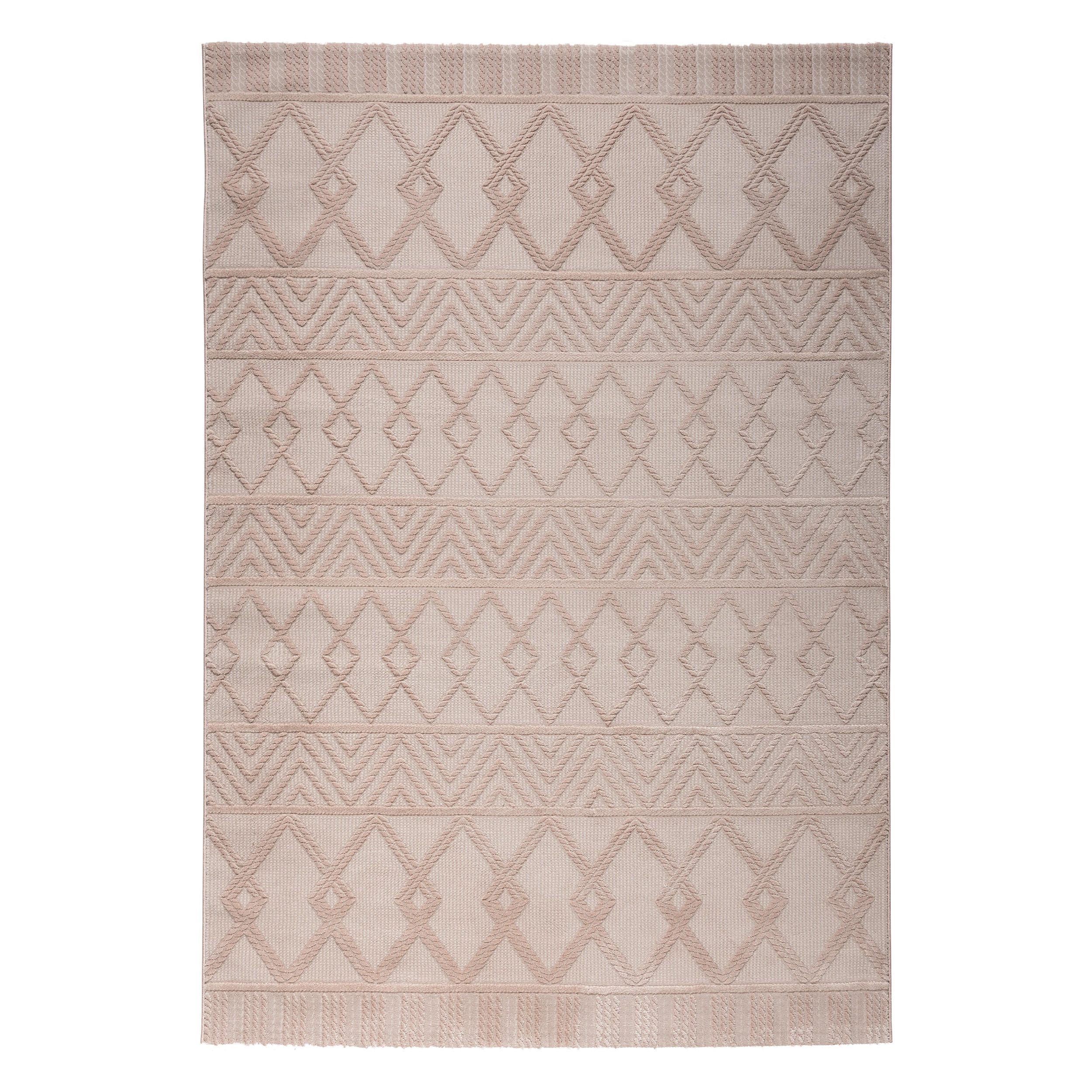 Webteppich Ricarda 80/150 cm Luxury  - Beige, MODERN, Textil (80/150cm)