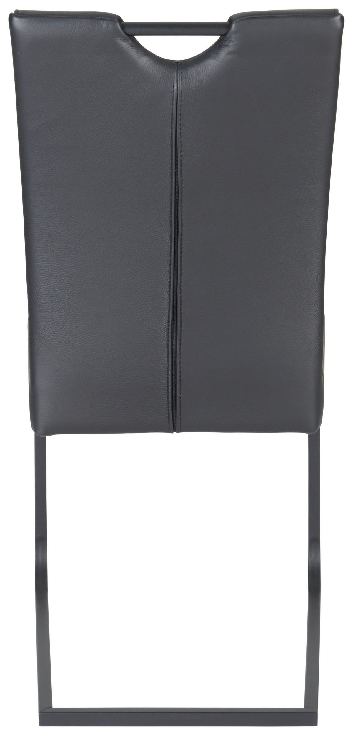 STOLIČKA S PRUŽNÝM PODNOŽÍM, čierna - čierna, Design, kov/koža (46,5/98/62cm) - Novel