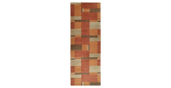 LÄUFER 80/200 cm Palazzo Bloc  - Terracotta, Design, Textil (80/200cm) - Novel