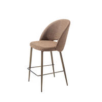 STOLICA  bordo  metal, tekstil, drvni materijal      - tamno siva/bordo, Moderno, drvni materijal/metal (103/69/61cm) - Belluti