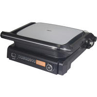 KONTAKTGRILL  - Edelstahlfarben/Schwarz, Design, Kunststoff/Metall (40/38/19cm) - Mican