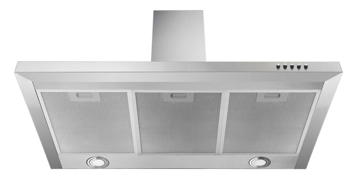 DUNSTABZUGSHAUBE CH44068-90IX-A  - Edelstahlfarben, Trend, Metall (90/63,5-102,5/50cm) - Respekta