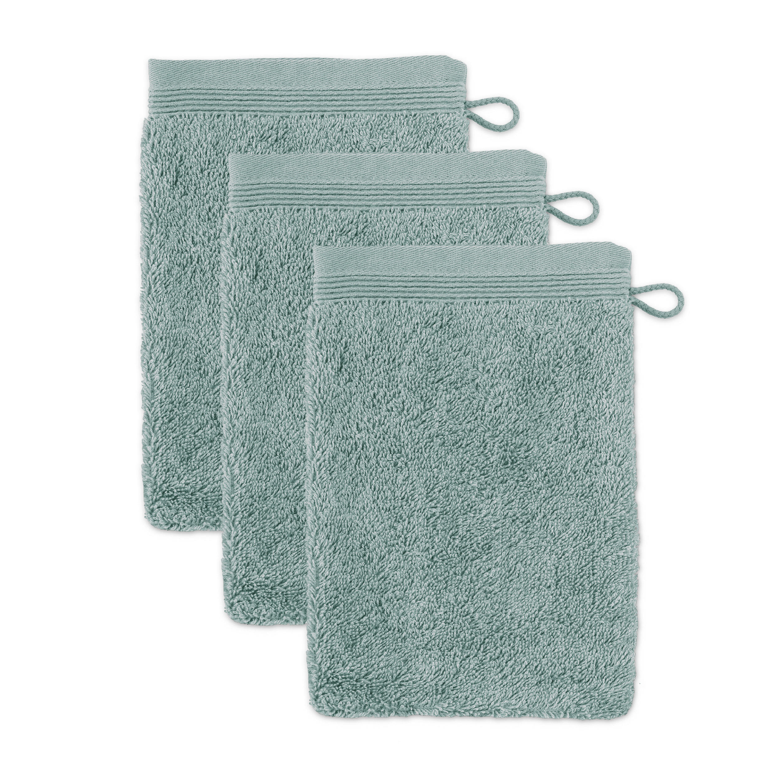 FROTTIERSET Superwuschel Mintgrün 3-teilig  - Mintgrün, Basics, Textil (15/20cm) - Moeve
