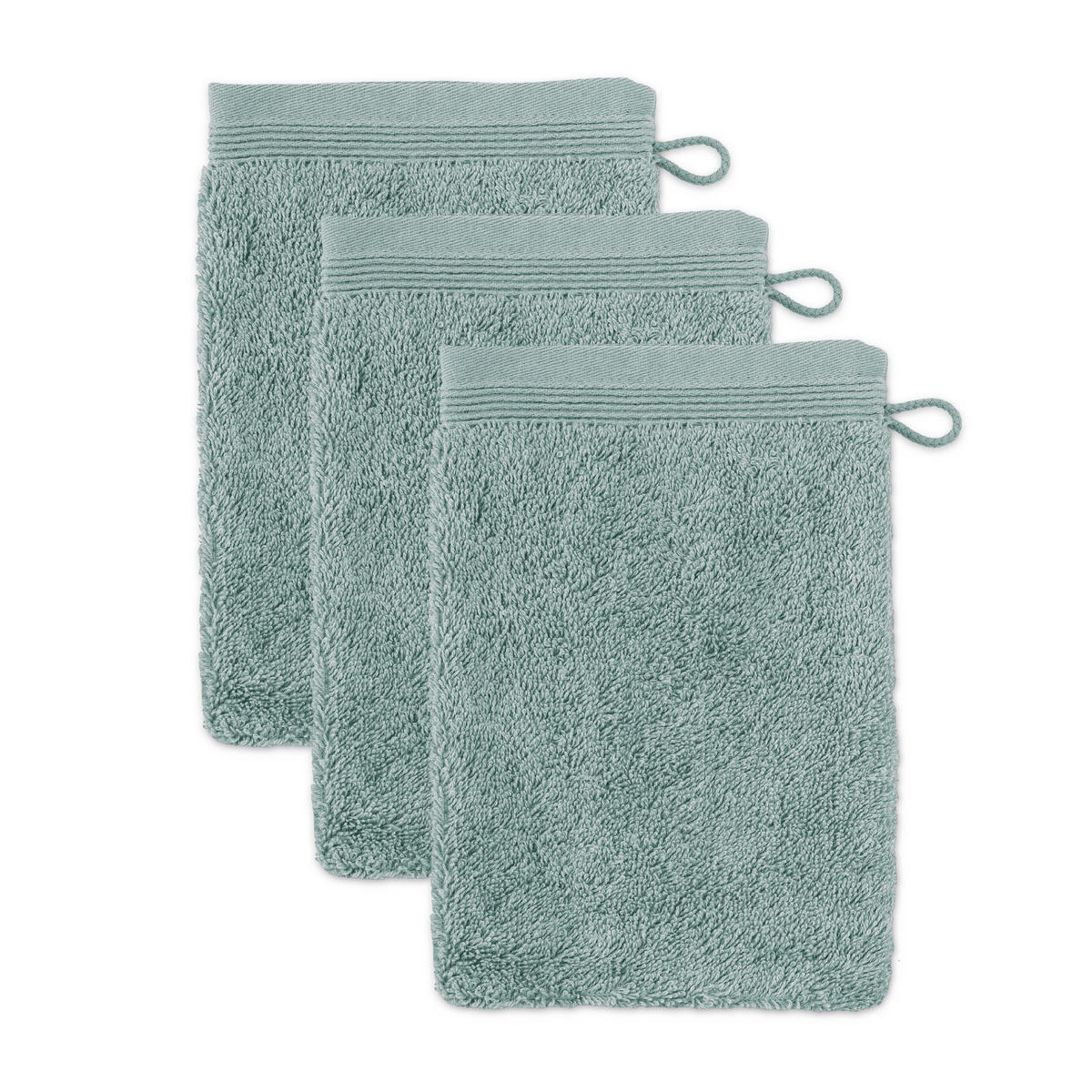 FROTTIERSET Superwuschel Mintgrün 3-teilig  - Mintgrün, Basics, Textil (15/20cm) - Moeve