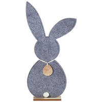 DEKOHASE   - Naturfarben/Grau, LIFESTYLE, Holz/Textil (33/70,5/6cm)