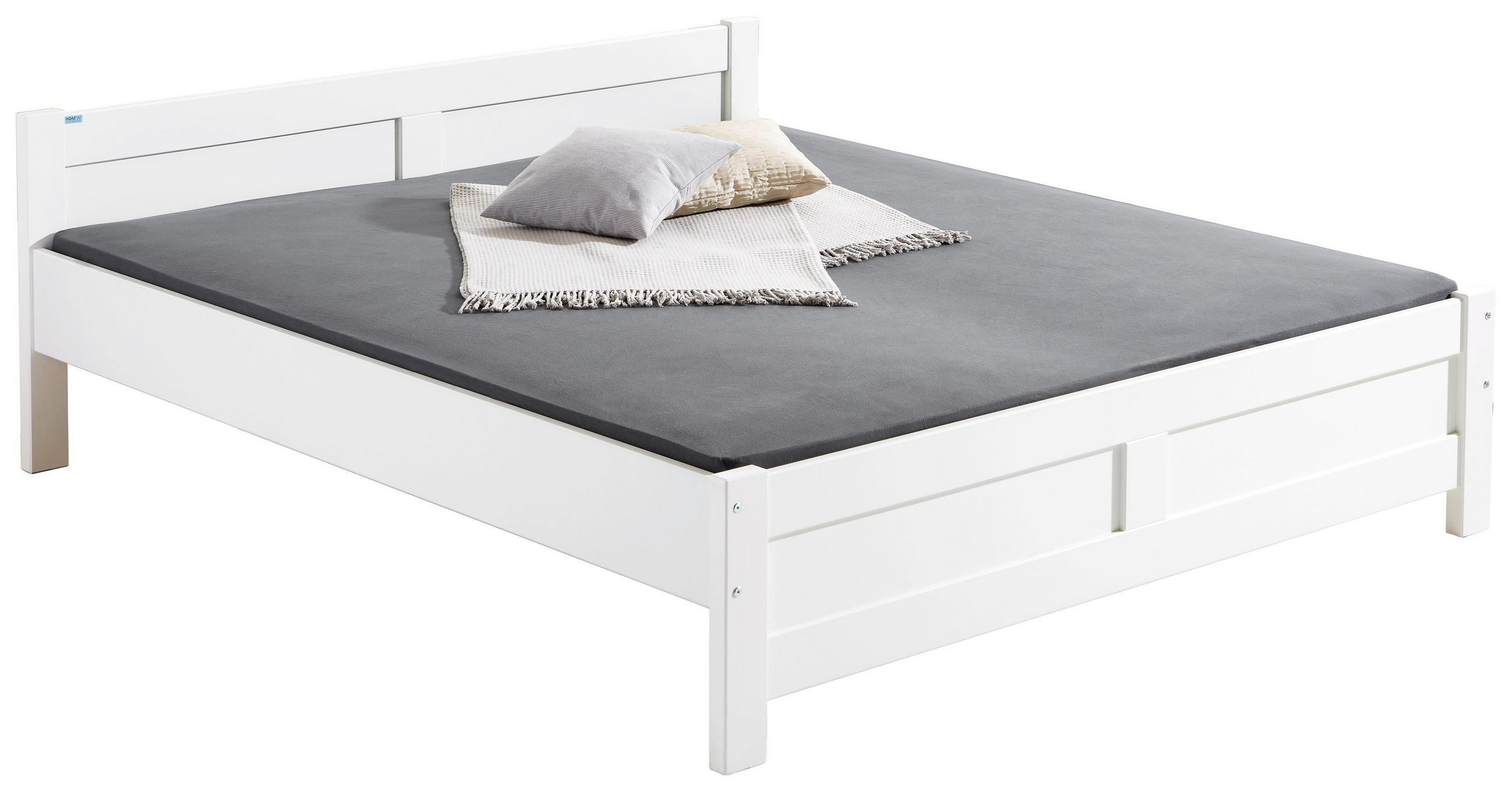 Doppelbetten Online Kaufen Xlutz Bett Kiefer Miv Teilmiv 180 200 Cm Weiß Basics Holz