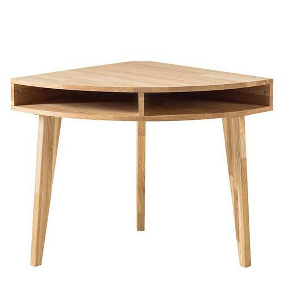 ECKSCHREIBTISCH 75/75/76 cm  in Wildeiche  - Wildeiche, Natur, Holz (75/75/76cm) - home24