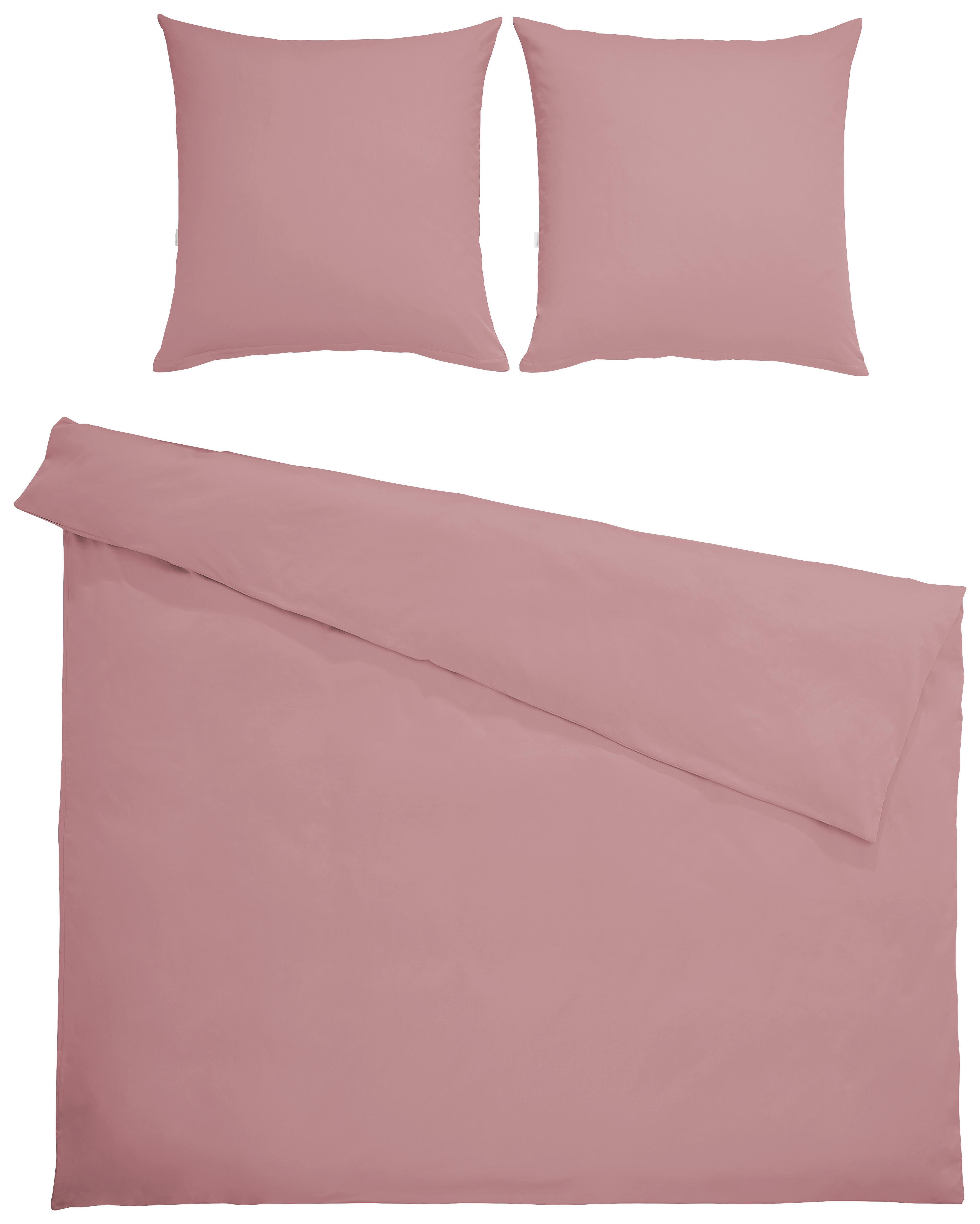 BETTWÄSCHE Satin  - Pink, KONVENTIONELL, Textil (200/200cm) - Bio:Vio