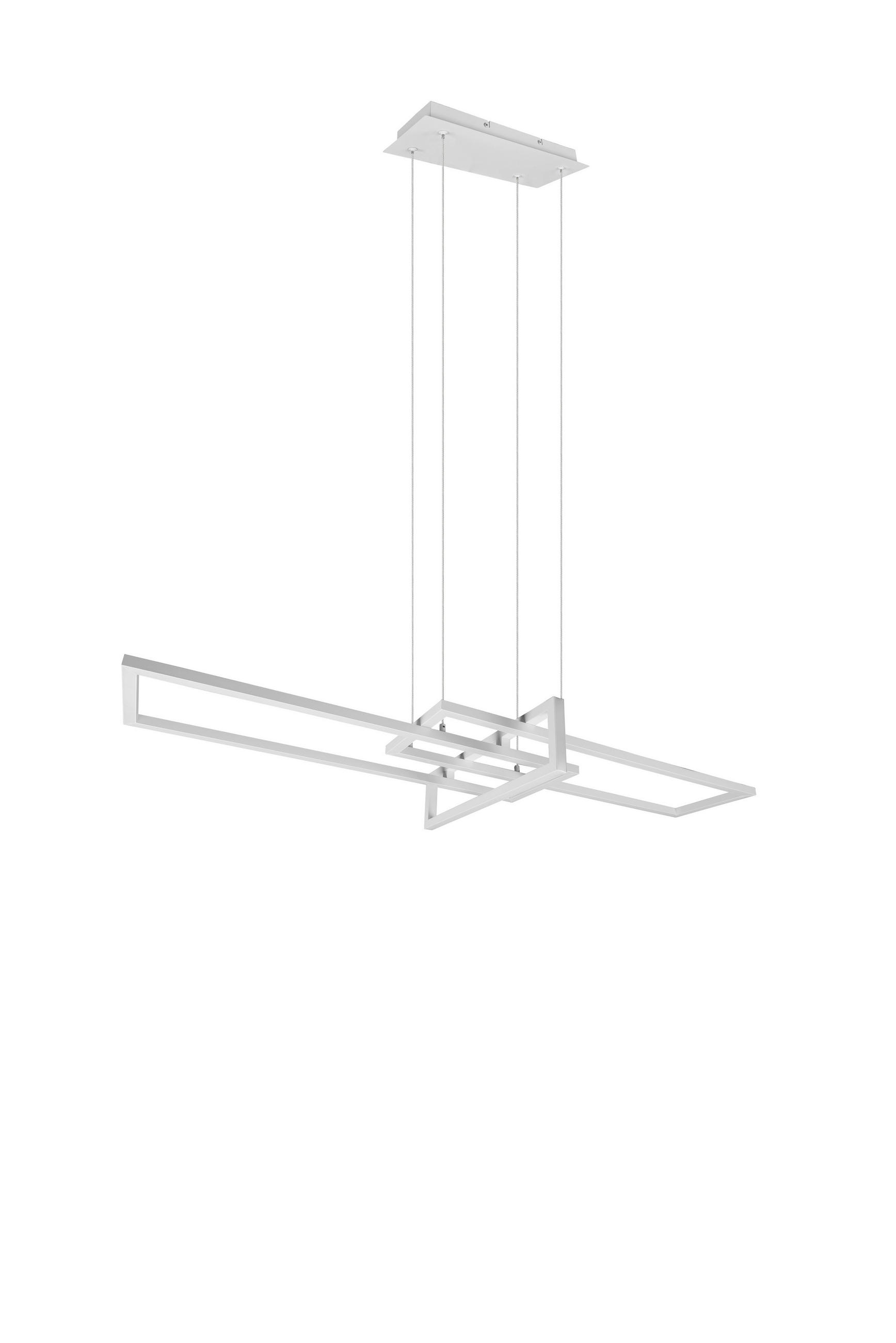 LED-HÄNGELEUCHTE 110/40/150 cm   - Weiß, Design, Metall (110/40/150cm) - Trio Leuchten