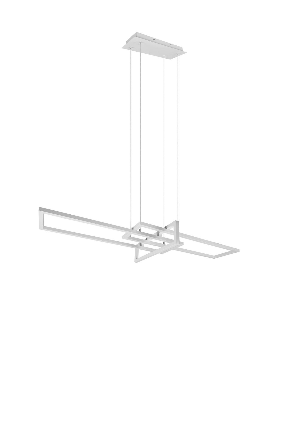 LED-HÄNGELEUCHTE 110/40/150 cm    - Weiss, Design, Metall (110/40/150cm) - Trio Leuchten