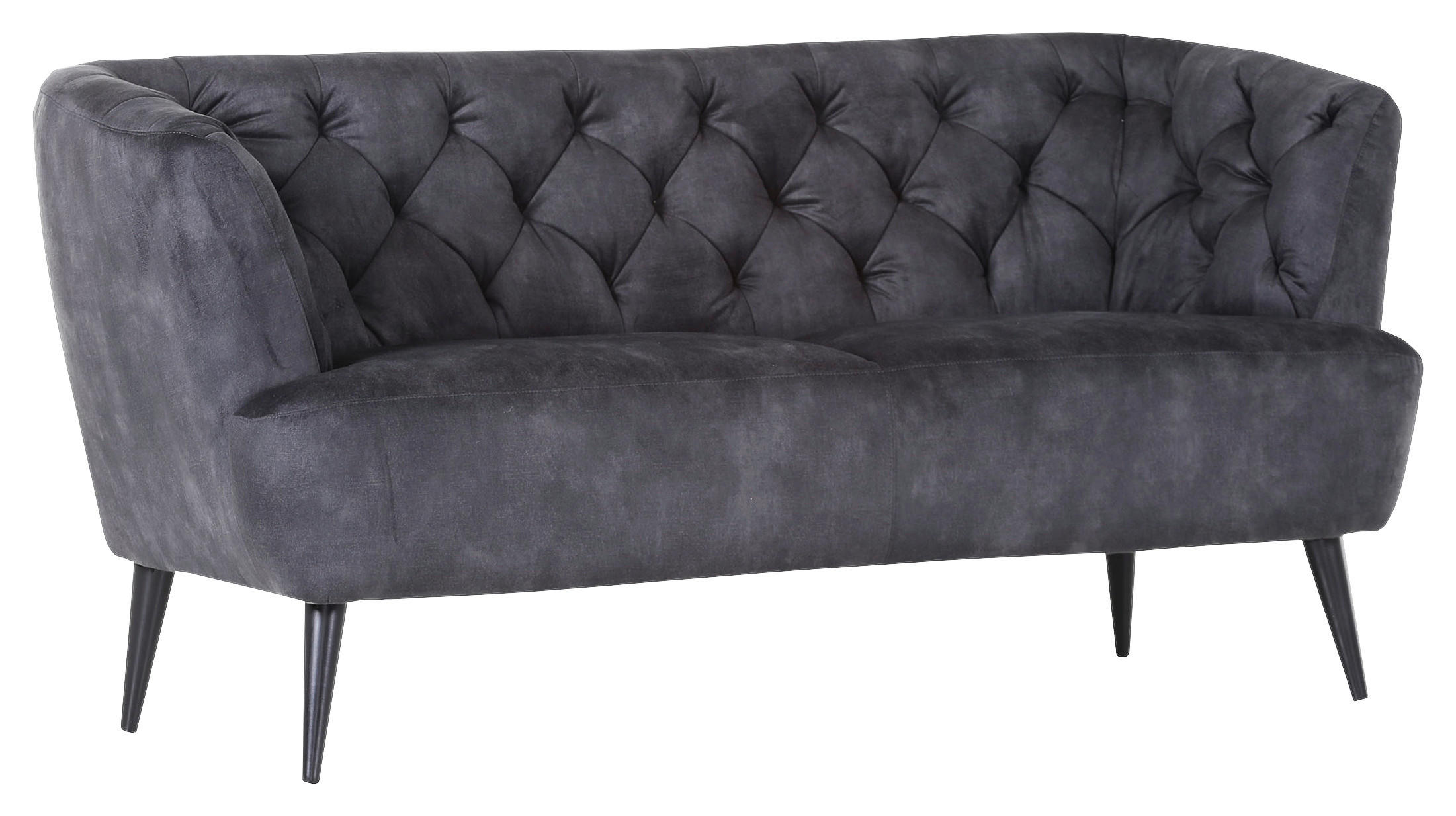 Livetastic 2,5-Sitzer Dunkelgrau 190x83x70 cm