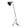 STEHLEUCHTE  30/148/42 cm   - Silberfarben/Schwarz, Design, Kunststoff/Metall (30/148/42cm) - Kayoom
