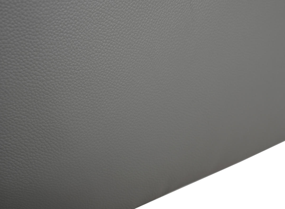 ARMLEHNSTUHL  Sitzfläche 360° drehbar, automatische Rückholfunktion  Echtleder  - Schwarz/Grau, MODERN, Leder/Metall (58,5/87,5/61cm) - Livetastic