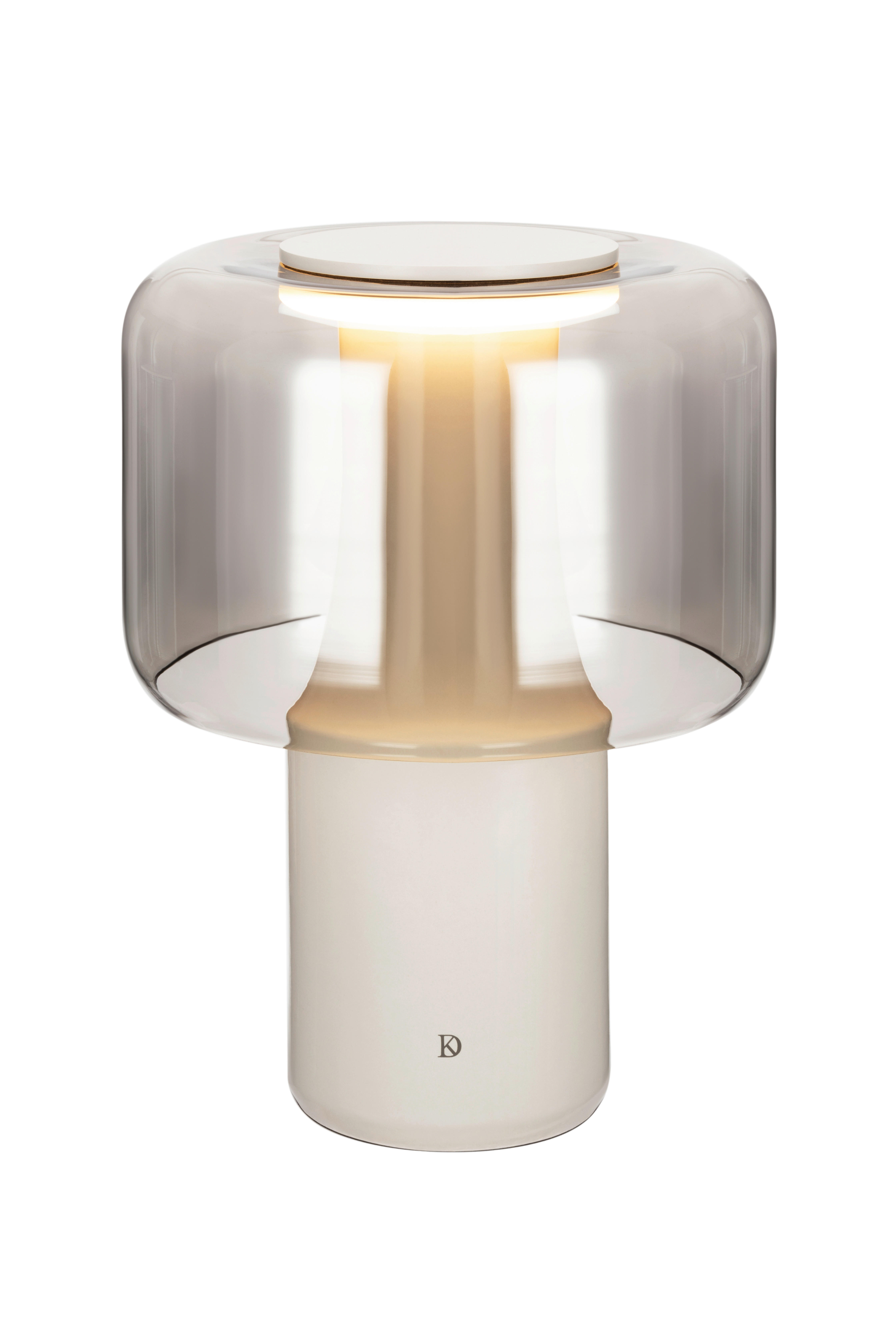 Dieter Knoll STOLNÍ LED LAMPA, dotykový stmívač, 28/38,4 cm