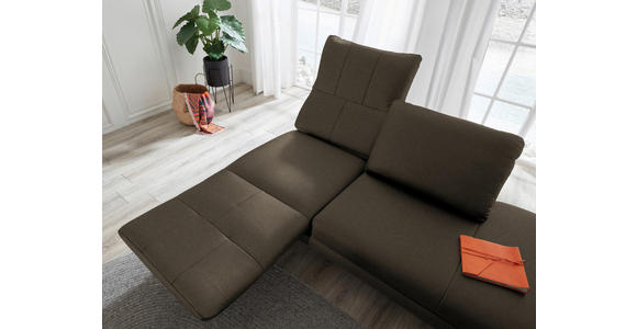 RÉCAMIERE in Echtleder Olivgrün - Chromfarben/Olivgrün, Design, Leder/Metall (209/85-109/95-16cm) - Dieter Knoll