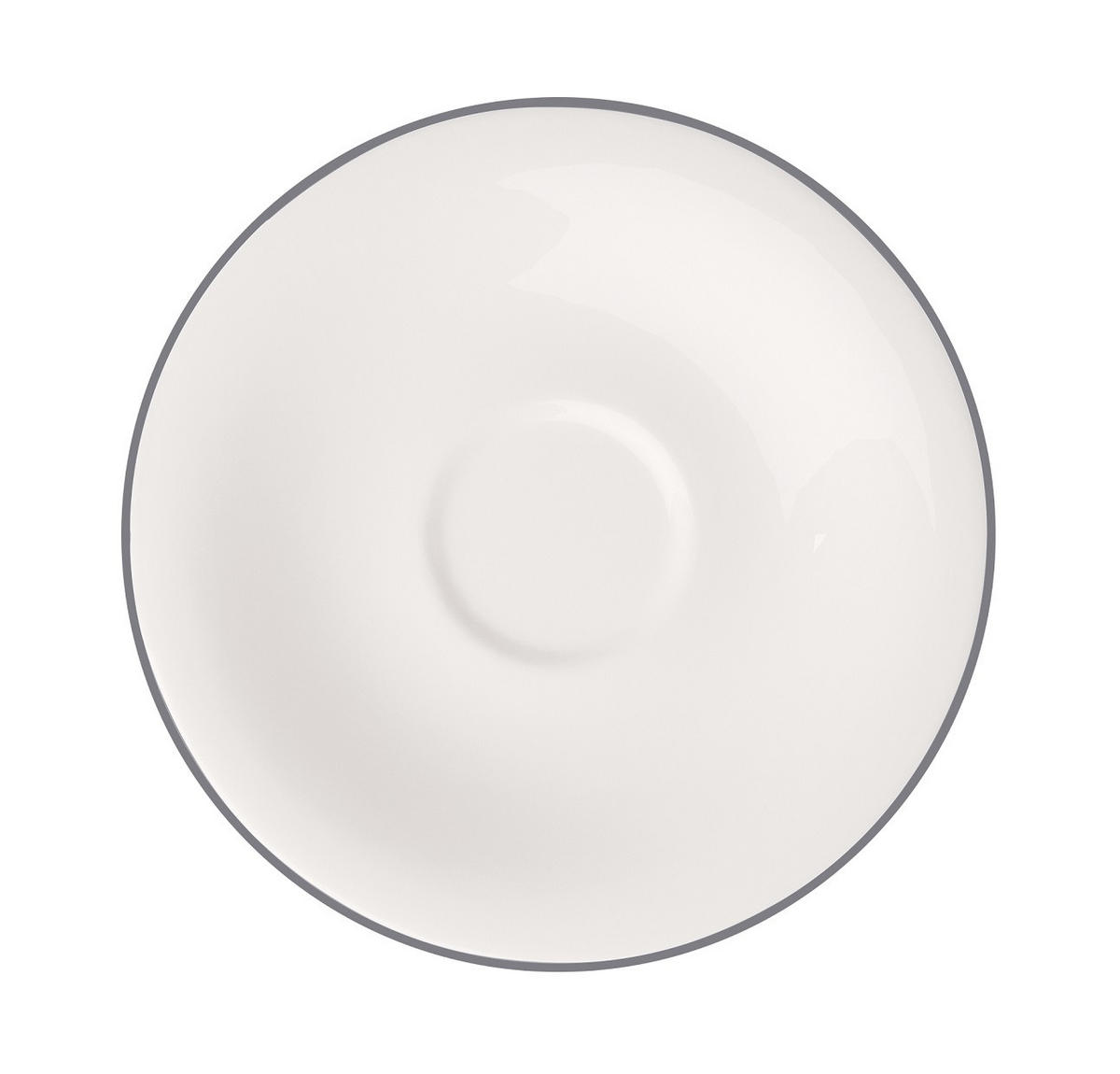 PODŠÁLEK porcelán (fine china) keramika  - šedá/bílá, Konvenční, keramika (16,5/2cm) - Villeroy & Boch