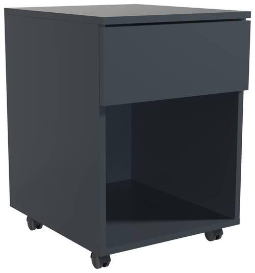 ROLLCONTAINER Anthrazit - Anthrazit, MODERN, Holzwerkstoff/Kunststoff (39/55/45cm) - MID.YOU