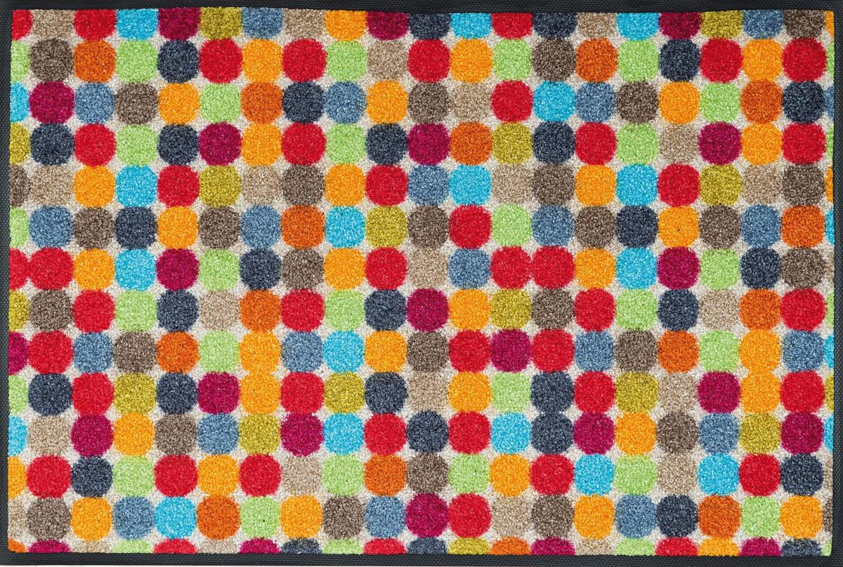 FUßMATTE  40/60 cm  Multicolor  - Multicolor, Trend, Kunststoff/Textil (40/60cm) - wash+dry