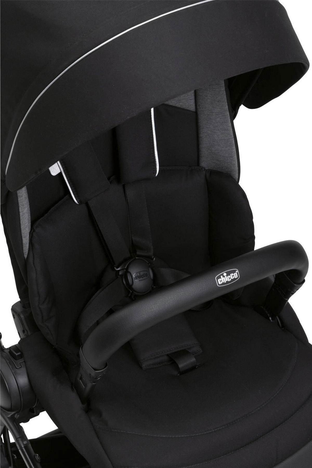 BUGGY One4ever Lounge  - Schwarz, Basics, Textil/Metall (51/99-109/78cm) - Chicco