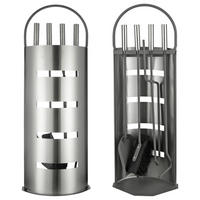 KAMINBESTECK 23/66/14,5 cm  Metall  - Edelstahlfarben, Design, Metall (23/66/14,5cm)