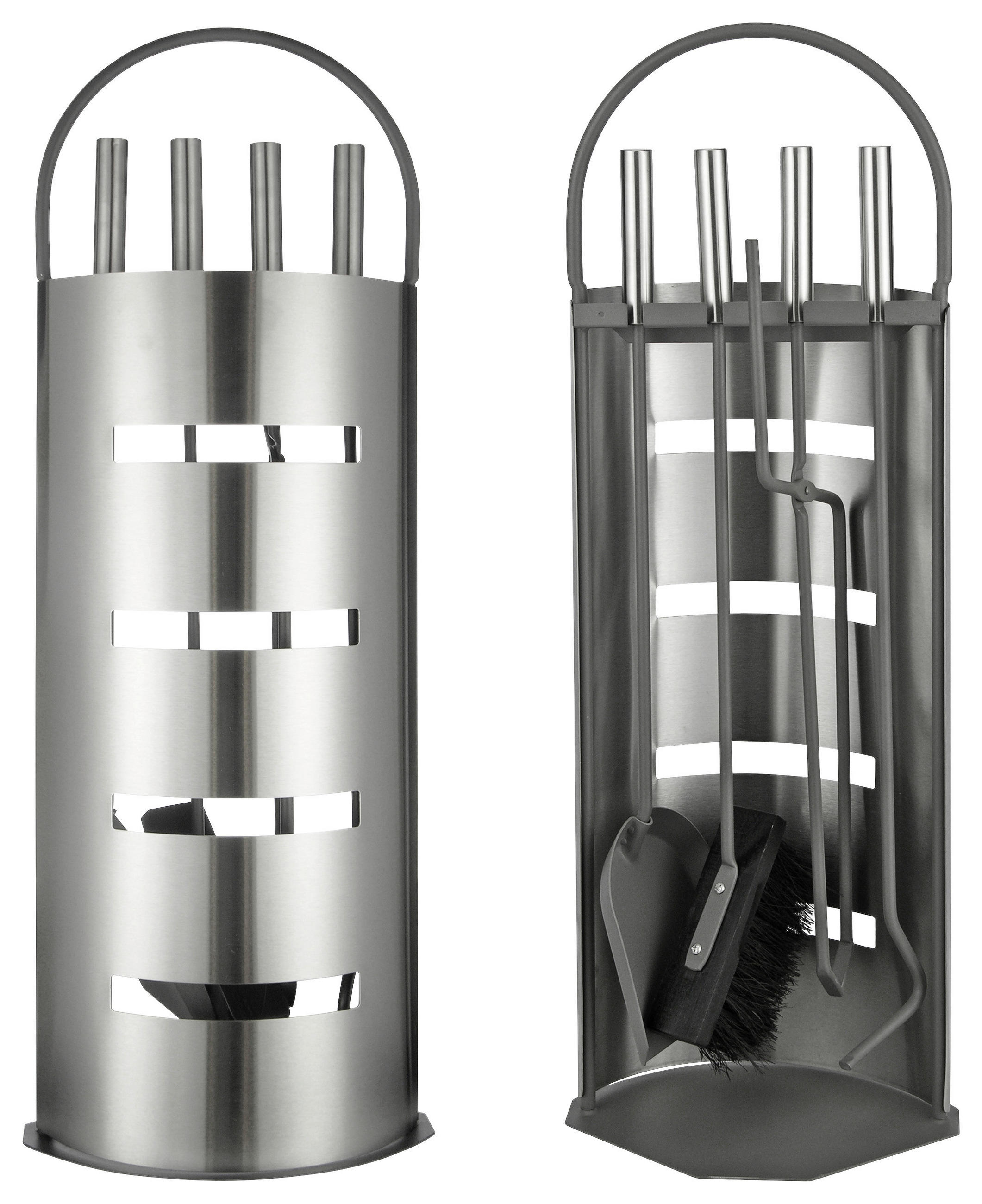 XXXLutz Kaminbesteck Edelstahl 23x66x14.5 cm