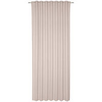 HOTOVÝ ZÁVĚS, poloprůhledné, 140/245 cm - růžová, Basics, textil (140/245cm) - Esposa