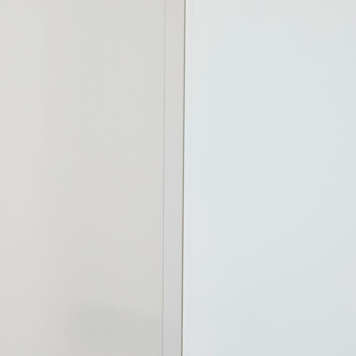 MEHRZWECKSCHRANK 45/196/40,3 cm  - Weiss Hochglanz/Weiss, Design, Glas/Holzwerkstoff (45/196/40,3cm) - Voleo