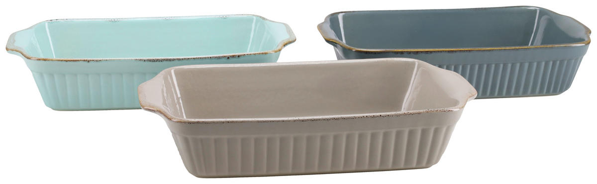 AUFLAUFFORM 34/20/7,5 cm   - Taupe, KONVENTIONELL, Keramik (34/20/7,5cm) - Creatable