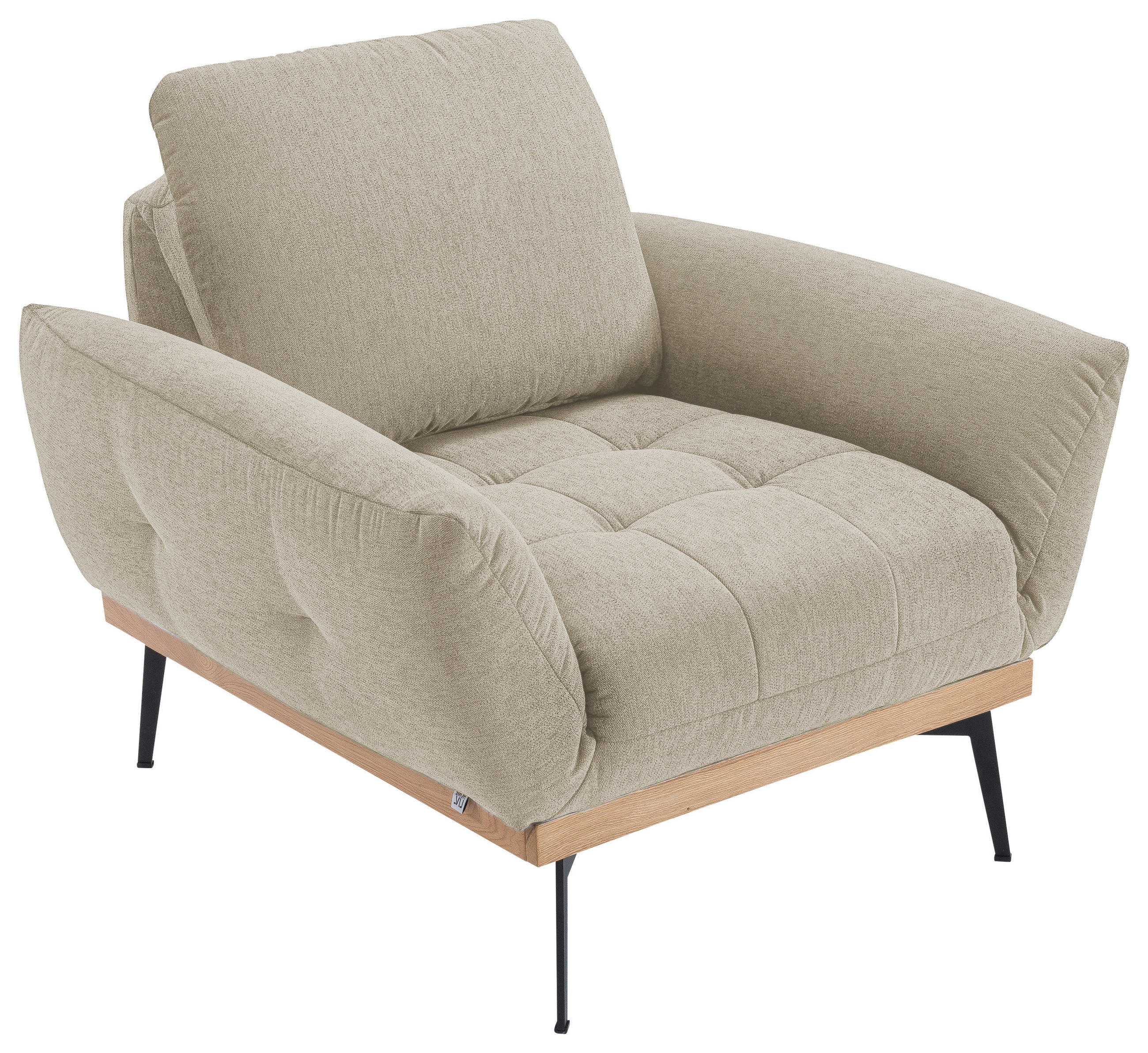 Stylife Sessel Pablo Natur, Eiche 92x87x95 cm