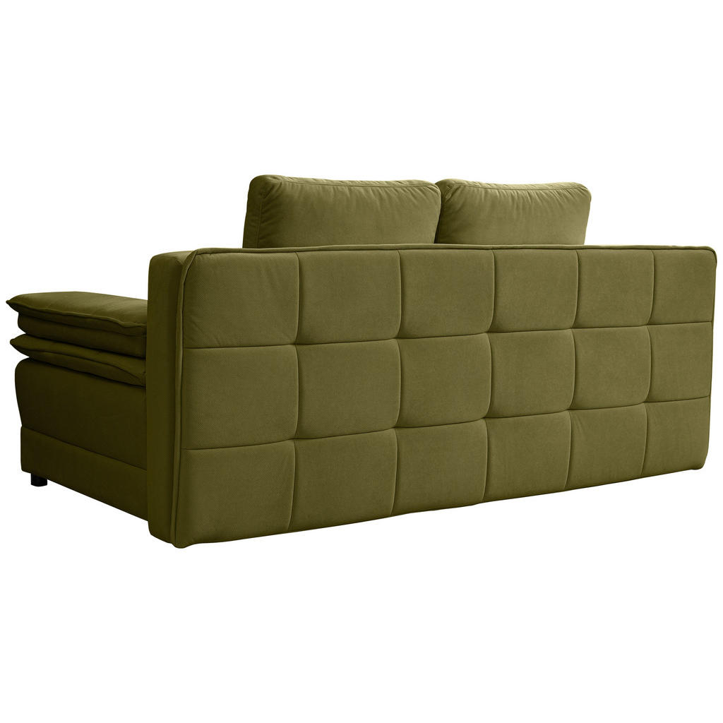 Thumbnail - Mid.you Schlafsofa, Olivgrün, Textil, 2-Sitzer, Füllung: Schaumstoff, 202x73-92x105 cm, Made in EU, Liegefunktion, Wohnz...