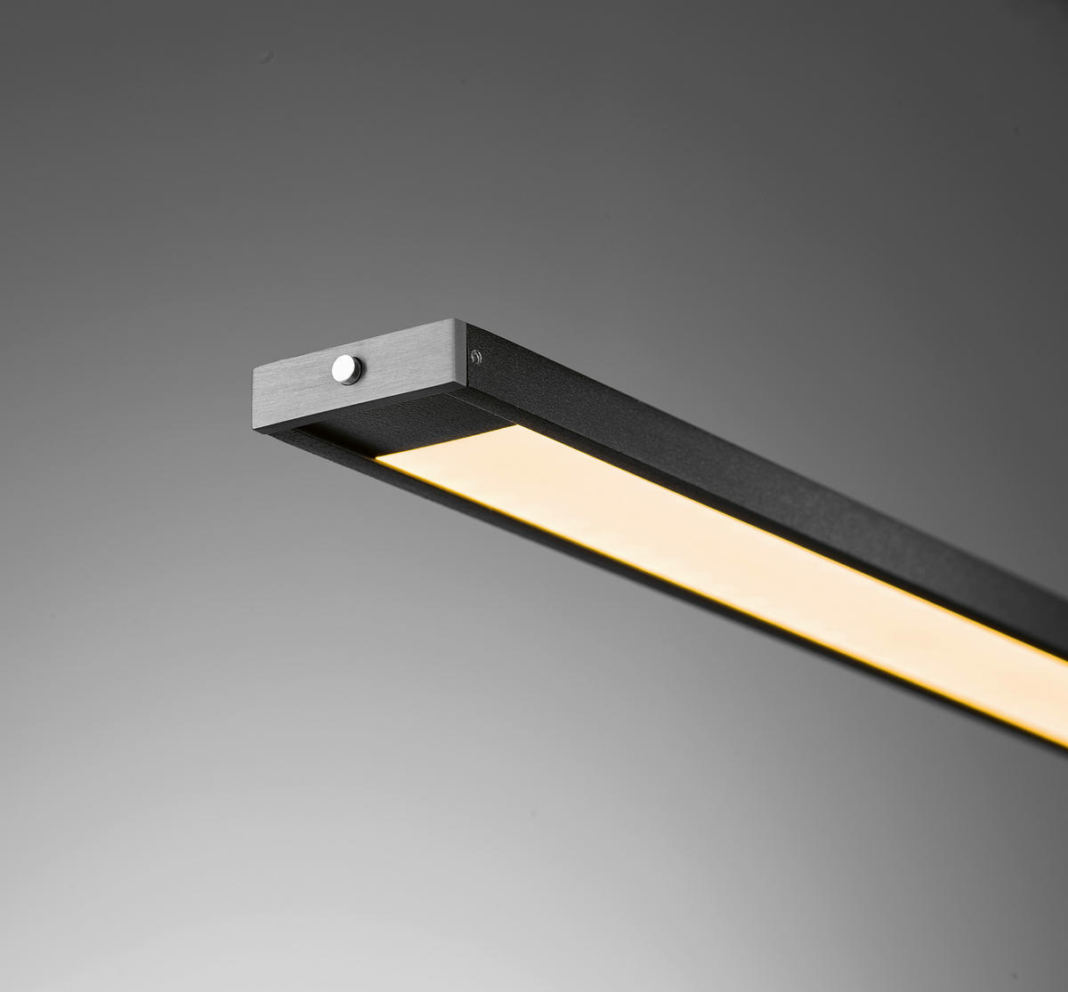 LED-HÄNGLAMPA METZ 120/6/95-120 cm  - svart/nickelfärgad, Design, metall (120/6/95-120cm) - Fischer & Honsel