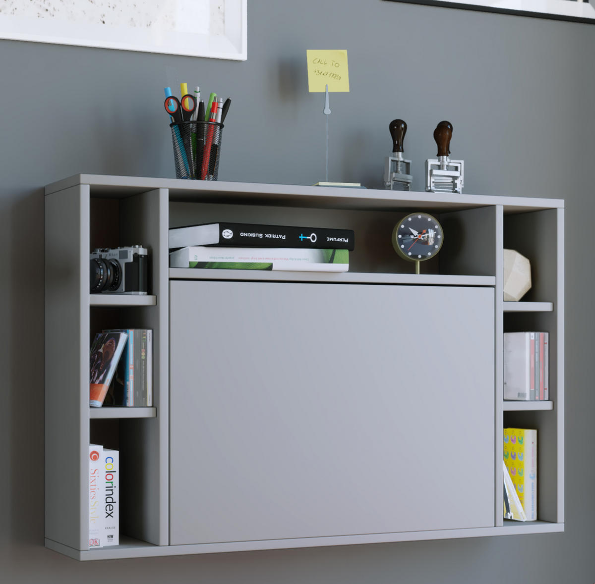 LAPTOPTISCH 90/20/60 cm  in Grau  - Grau, Konventionell, Holzwerkstoff (90/20/60cm) - MID.YOU