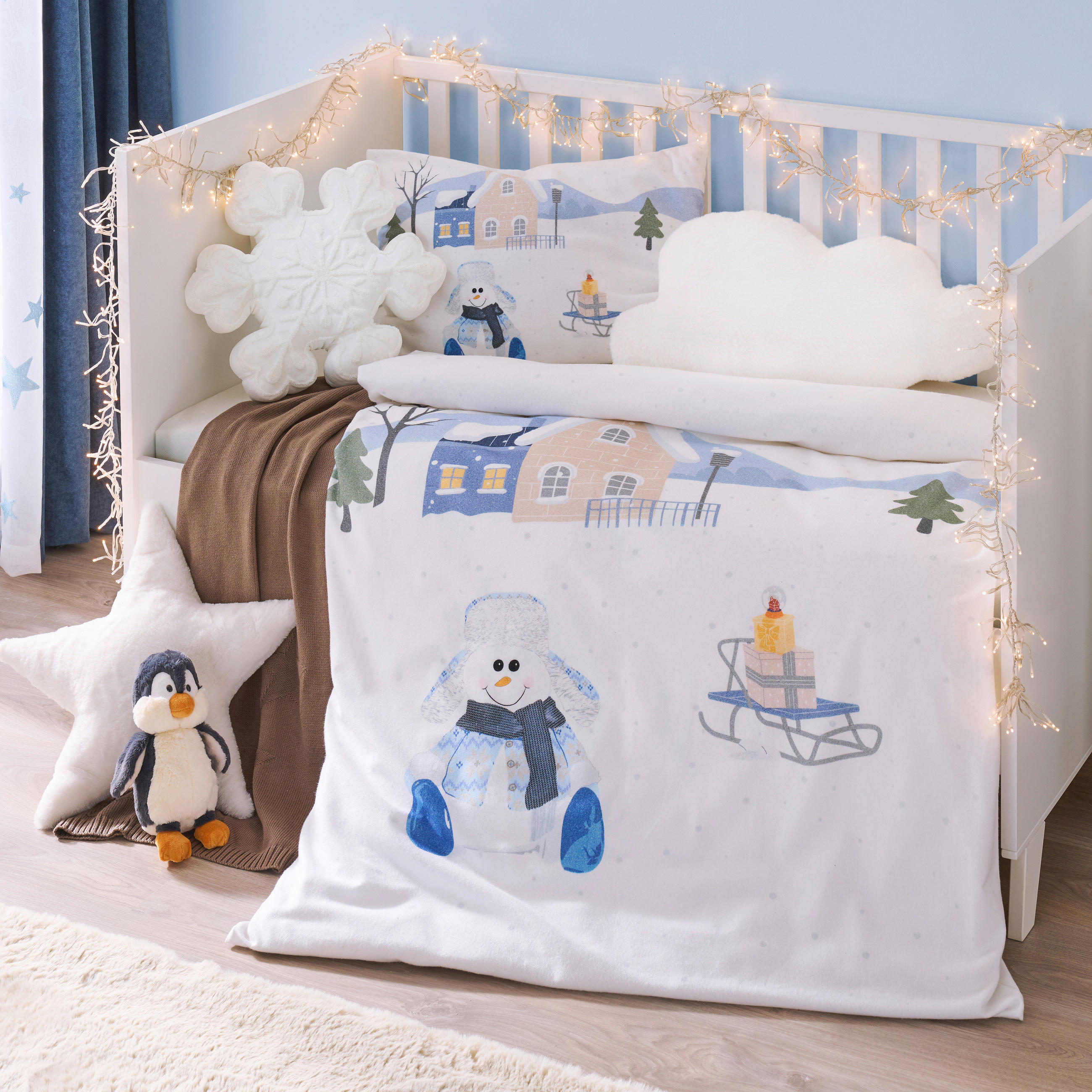 GITTERBETT Michi  143,4/78,9/76,6 cm   - Weiß, Trend, Holz/Holzwerkstoff (143,4/78,9/76,6cm) - My Baby Lou