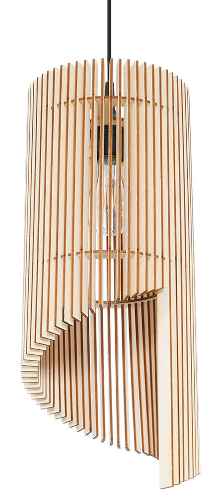 HÄNGELEUCHTE Alexia 21/21/120 cm  - Naturfarben, Natur, Holz (21/21/120cm)