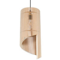 HÄNGELEUCHTE Alexia 21/21/120 cm  - Naturfarben, Natur, Holz (21/21/120cm)