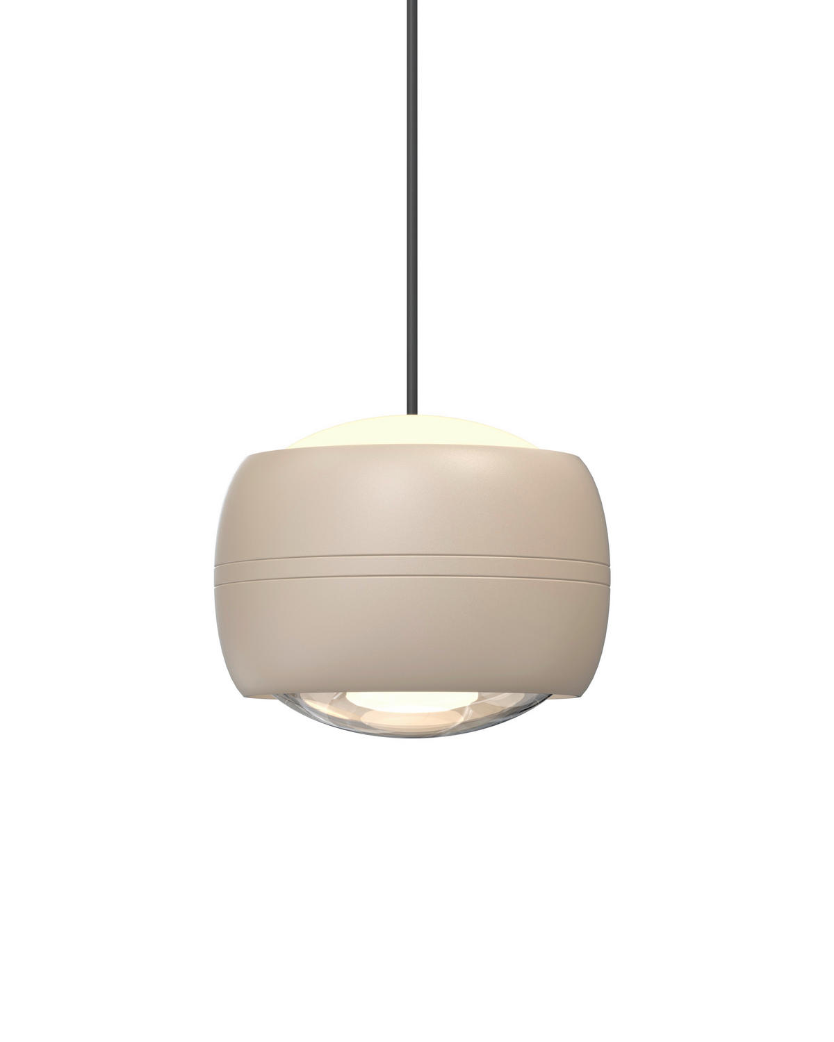 LED-HÄNGLAMPA Quiberon 10/10/180 cm  - sandfärgad, Design, metall (10/10/180cm)