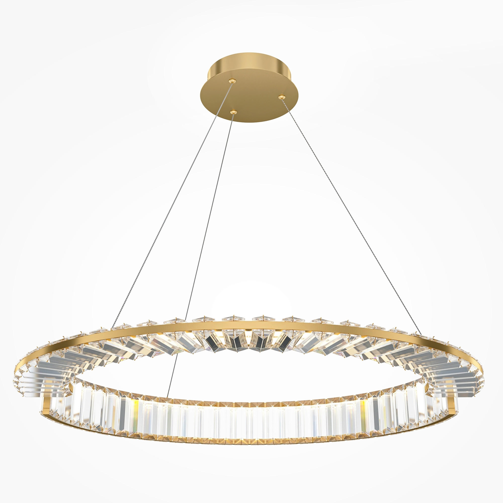 PENDELLEUCHTE Krone 62/50 cm  - Messingfarben, Design, Metall (62/50cm) - MAYTONI