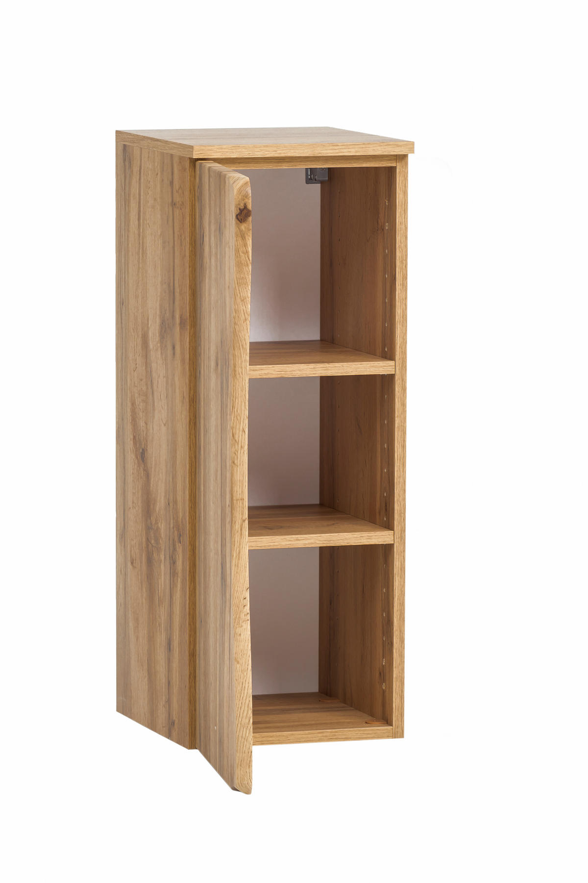 UNTERSCHRANK 30/79/35 cm   - Eiche Wotan/Silberfarben, Natur, Holzwerkstoff/Kunststoff (30/79/35cm) - Xora