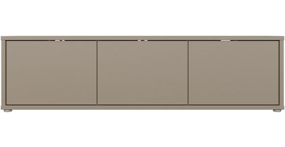LOWBOARD  in 154,2/42,5/34,9 cm  - Taupe/Grau, MODERN, Holzwerkstoff/Metall (154,2/42,5/34,9cm) - Carryhome