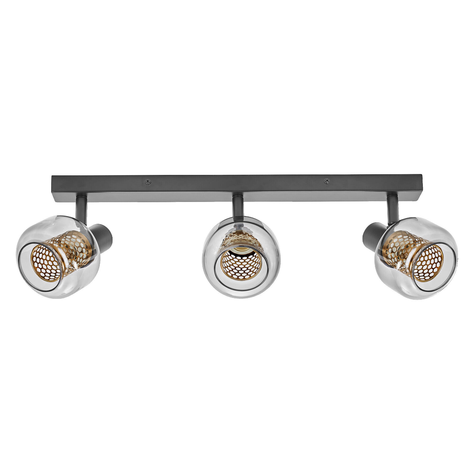 LED-STRAHLER 60,4/17,6/8,5 cm   - Schwarz, Basics, Glas/Metall (60,4/17,6/8,5cm) - Osram