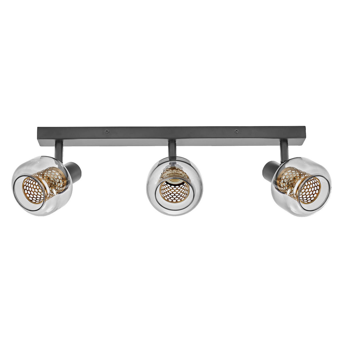 LED-STRAHLER 60,4/17,6/8,5 cm   - Schwarz, Basics, Glas/Metall (60,4/17,6/8,5cm) - Osram